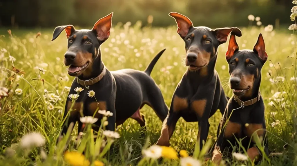 healthy doberman puppies