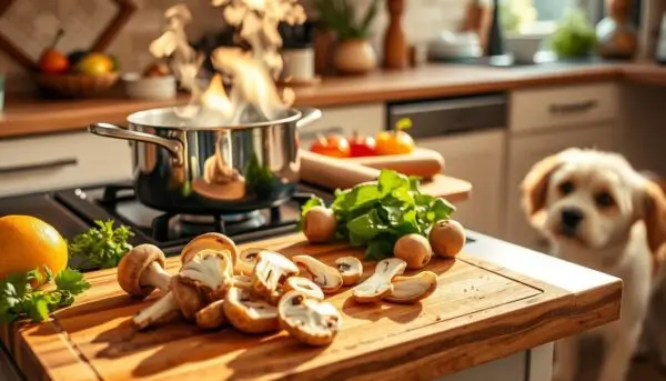 cooking mushrooms for dogs