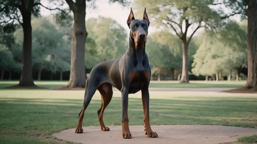 blue doberman temperament