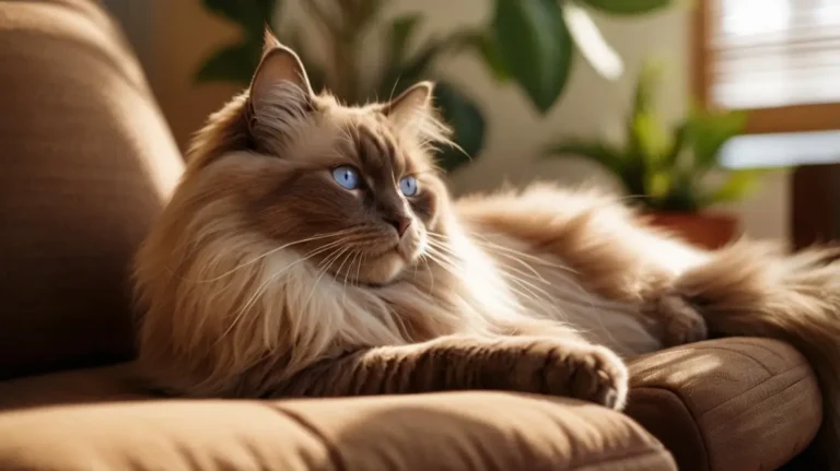 brown ragdoll cat​