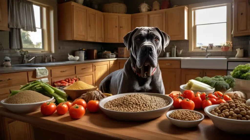 cane corso great dane mix diet