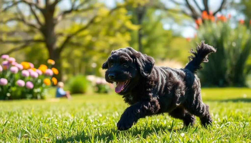 black labradoodle puppy