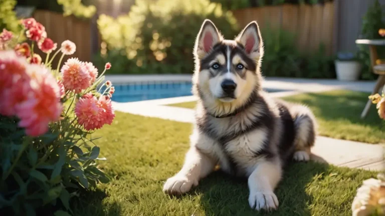 husky german shepherd mix puppy​