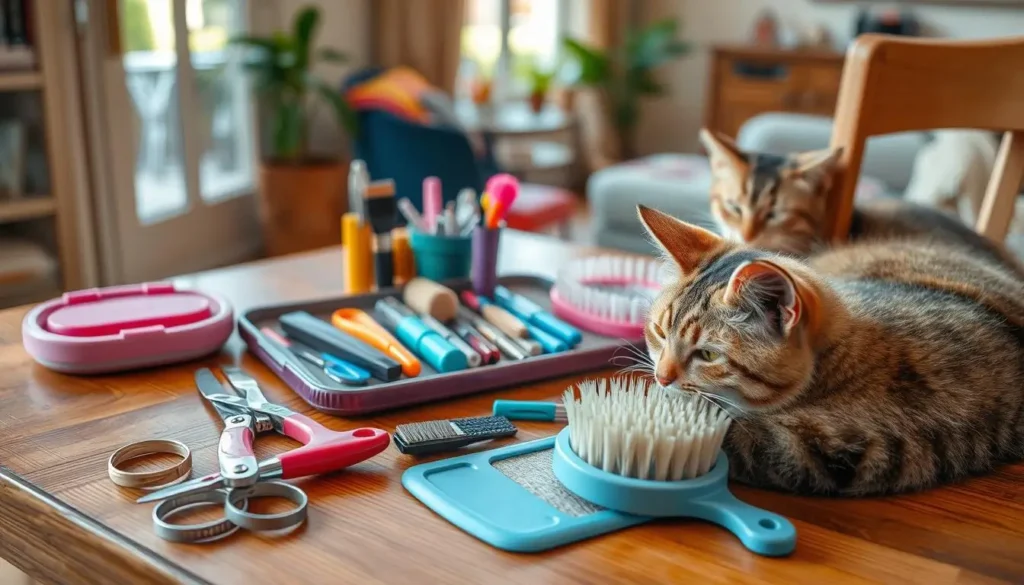 cat grooming kit