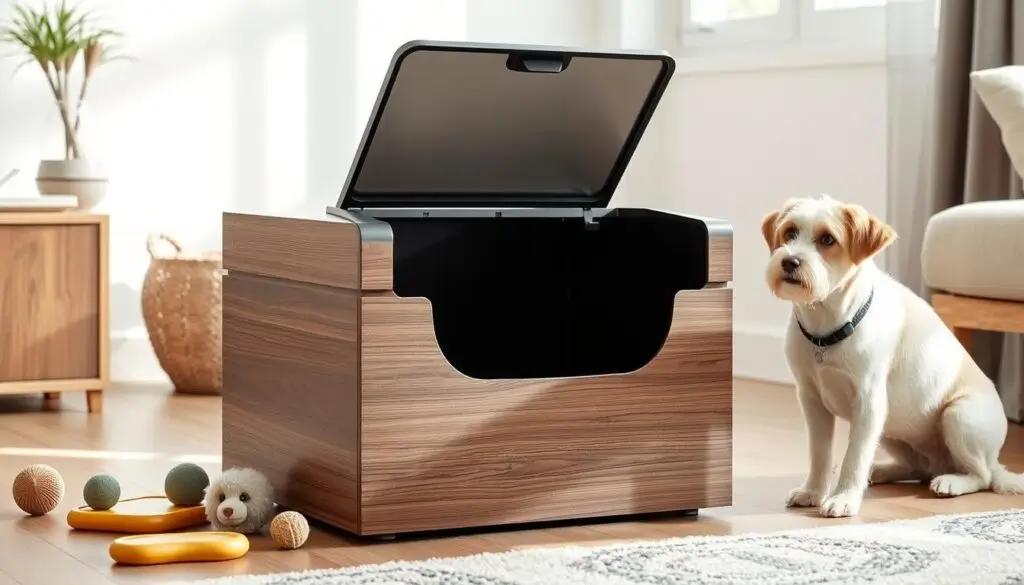 dog proof litter box​ C