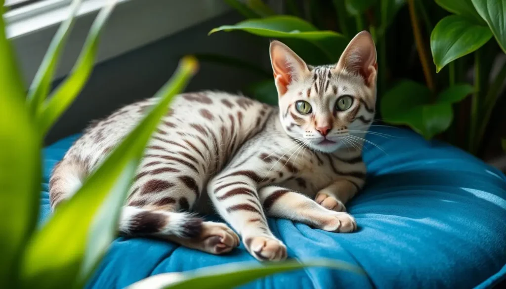 silver bengal cat