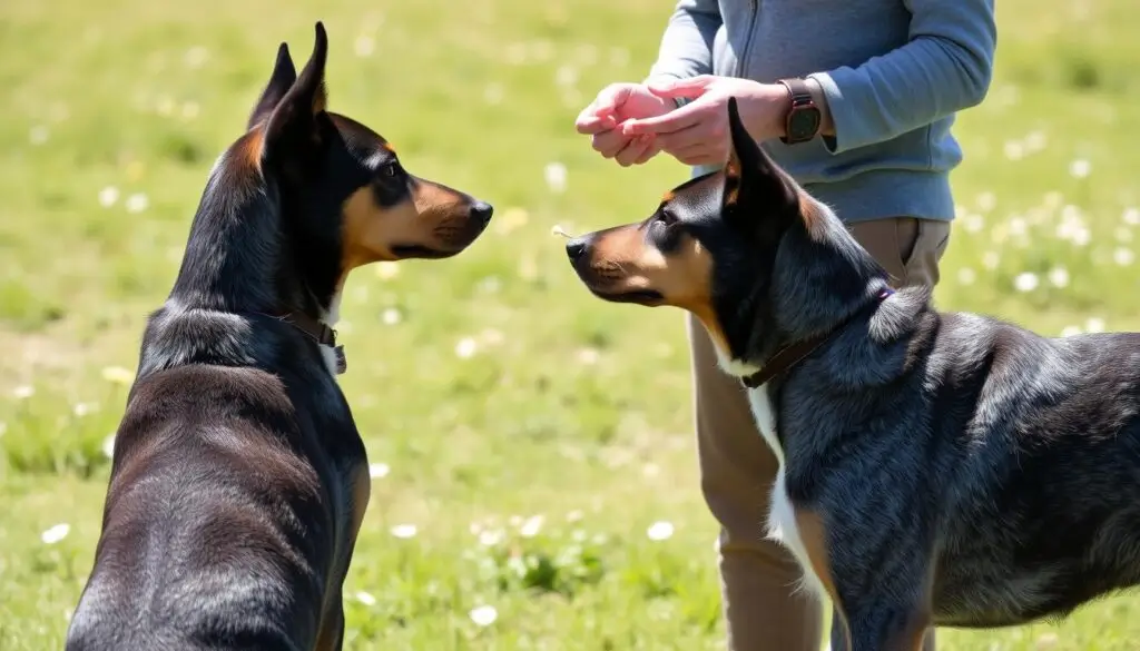 blue heeler training