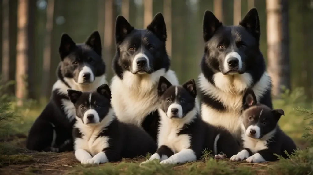 karelian bear dog family