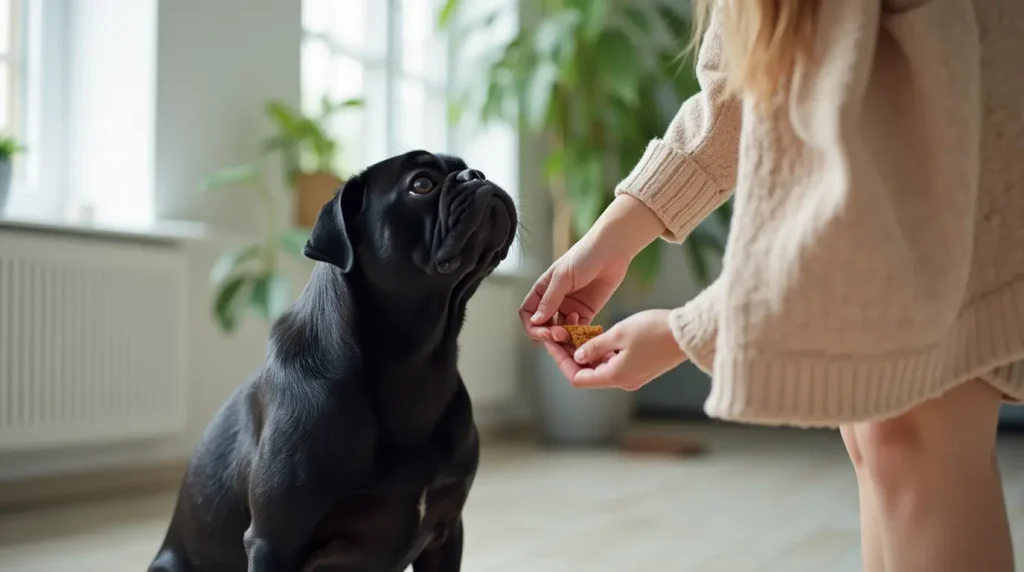 black pug training